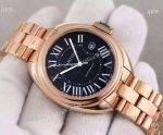 Replica Swiss Cle De Cartier 9015 Automatic Watch Rose Gold Case